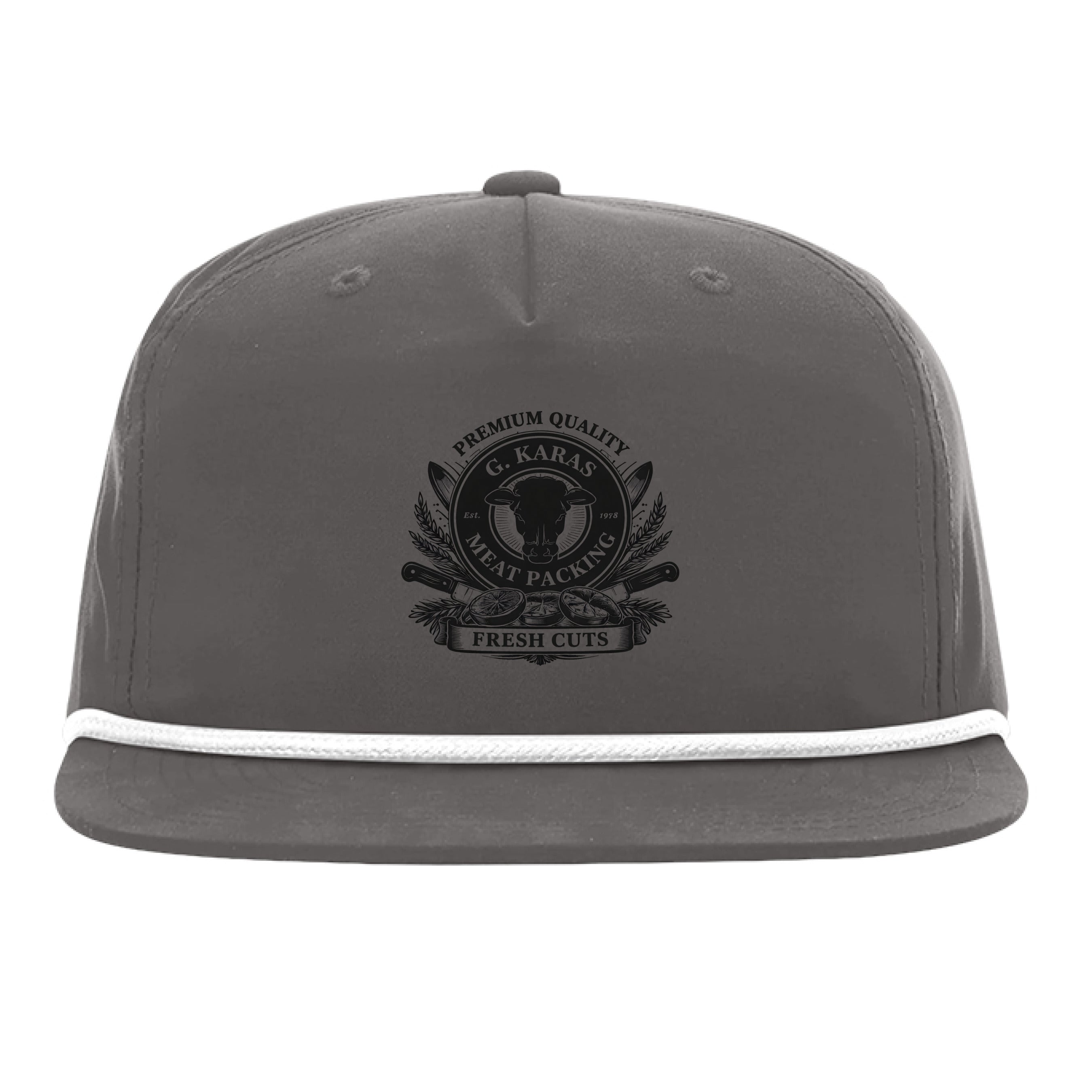 Charcoal/ White - FRONT