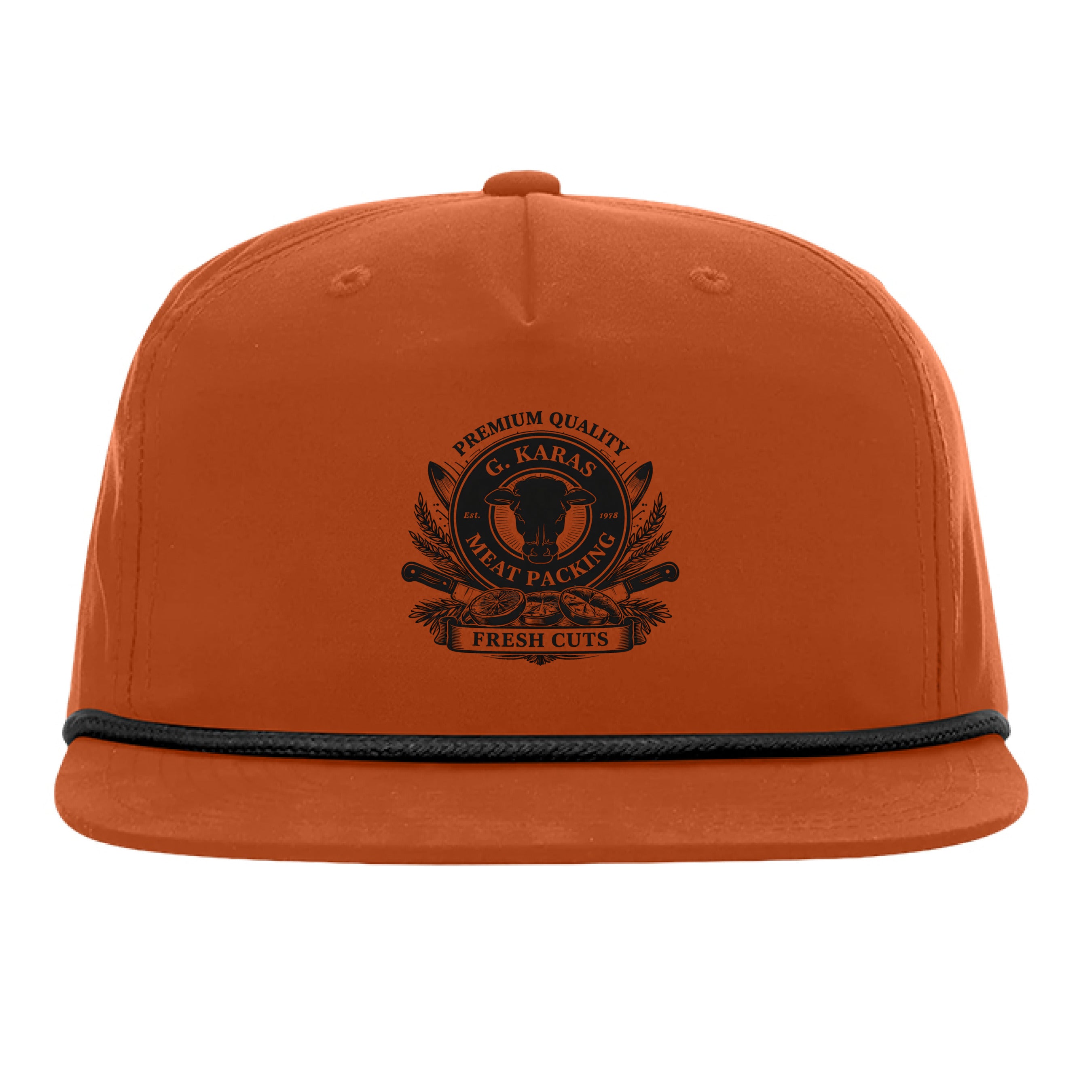 Dark Orange/ Black - FRONT