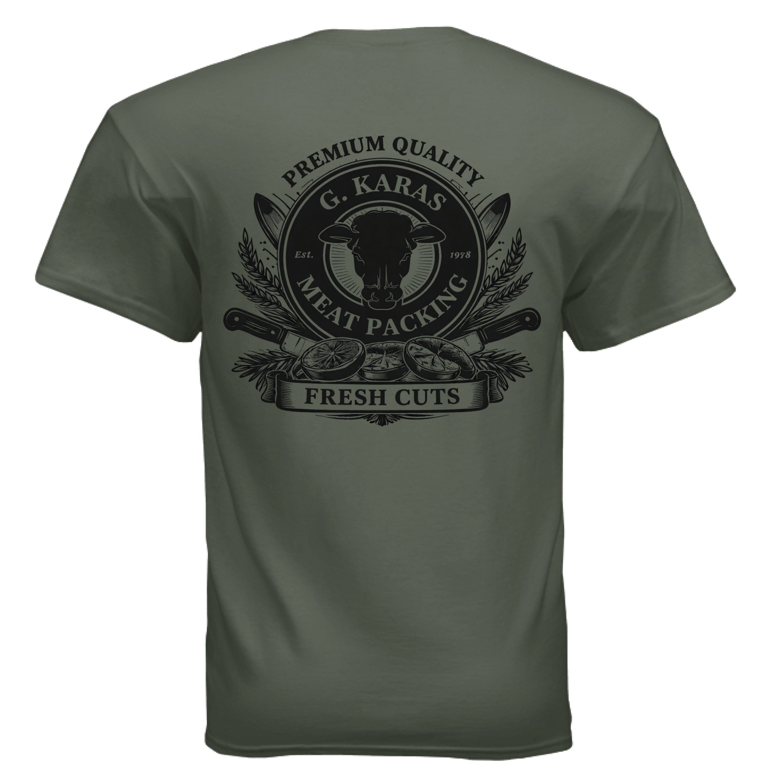 MILITARY GREEN - BACK